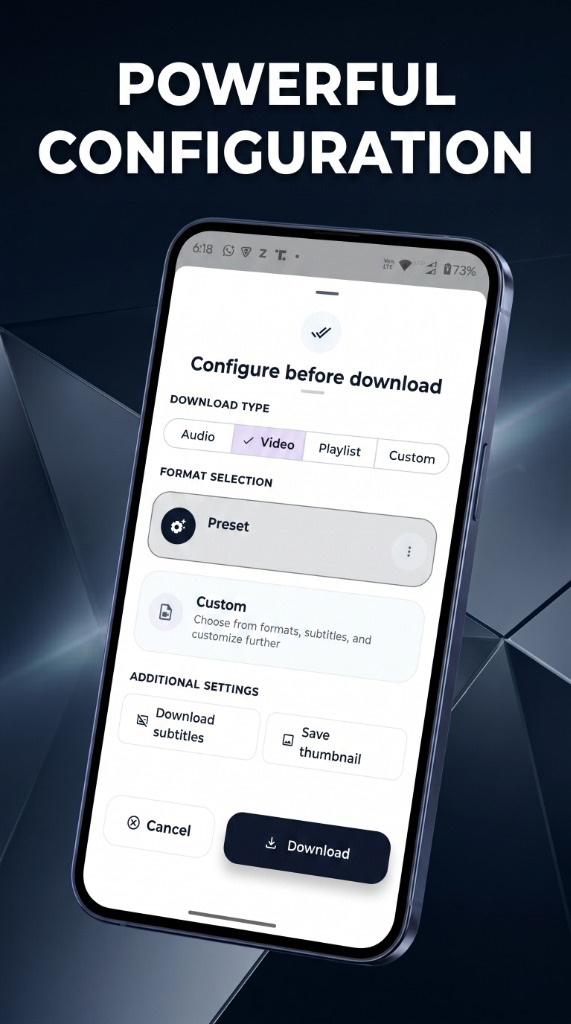 AURA Application Configuration Mockup